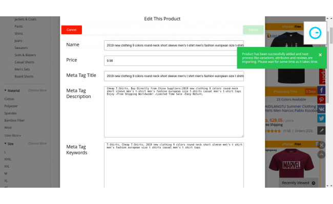 AliExpress delivery management module AliExpress delivery management module