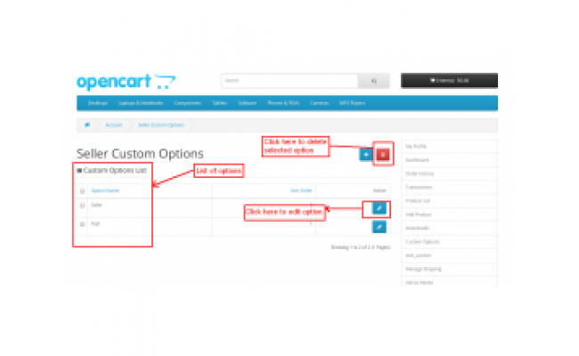 Marketplace Seller Customization Options Marketplace Seller Customization Options