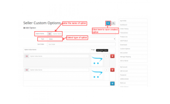 Marketplace Seller Customization Options Marketplace Seller Customization Options