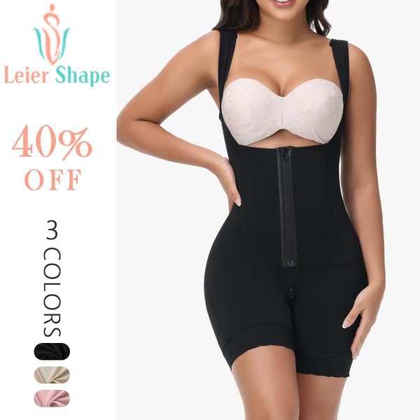 SculptPro Open-Bust Steel Boned Bodysuit for Women