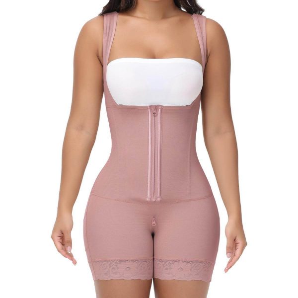 SculptPro Open-Bust Steel Boned Bodysuit for Women - Image 4