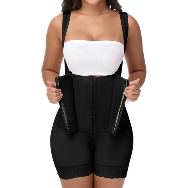 SculptPro Open-Bust Steel Boned Bodysuit for Women - Image 6