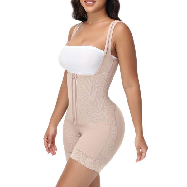 SculptPro Open-Bust Steel Boned Bodysuit for Women - Image 7