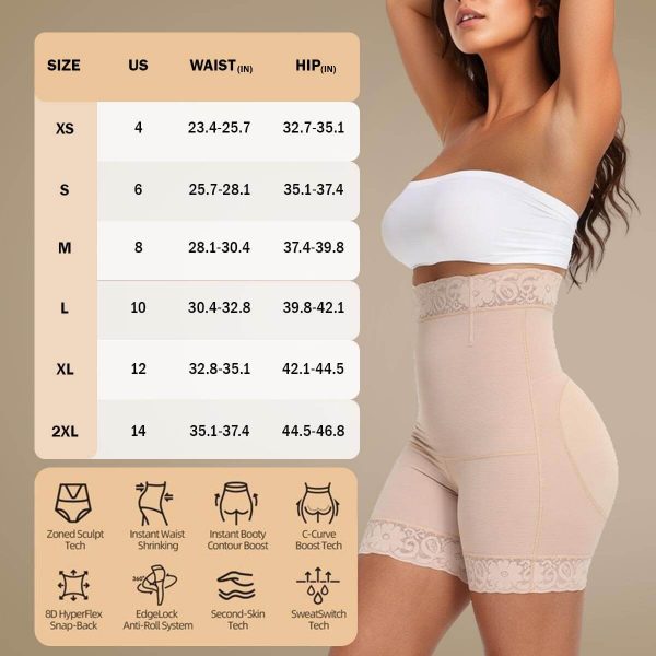 Tummy Control High Compression Butt Lifter Shapewear - Image 2