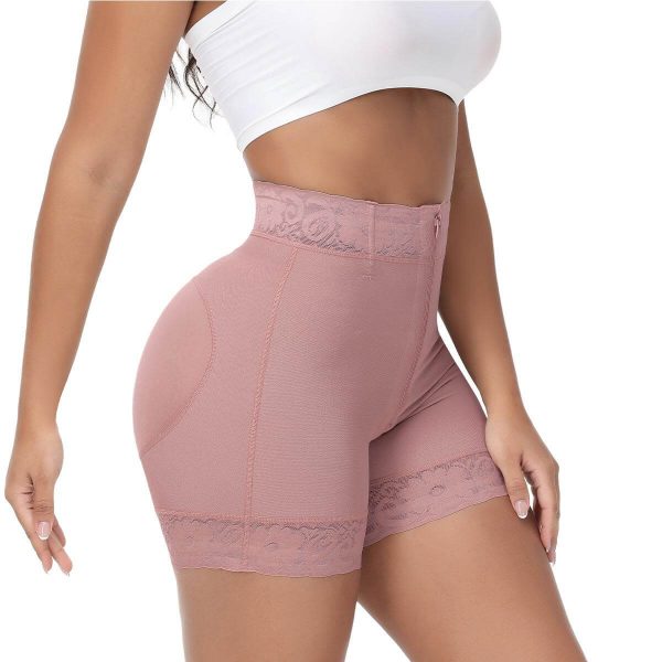 AirSculpt Lace Steel Boned Mid-Thigh Shapewear Shorts for Women - Image 9