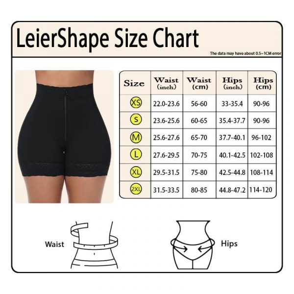 AirSculpt Lace Steel Boned Mid-Thigh Shapewear Shorts for Women - Image 3