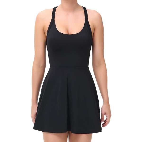 New Yoga Athletic Women’s Backless Sleeveless Tennis Dress - Image 8