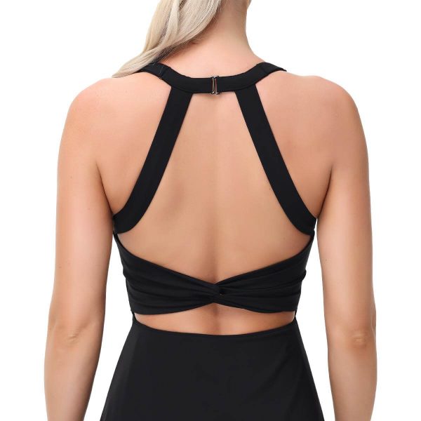 New Yoga Athletic Women’s Backless Sleeveless Tennis Dress - Image 5